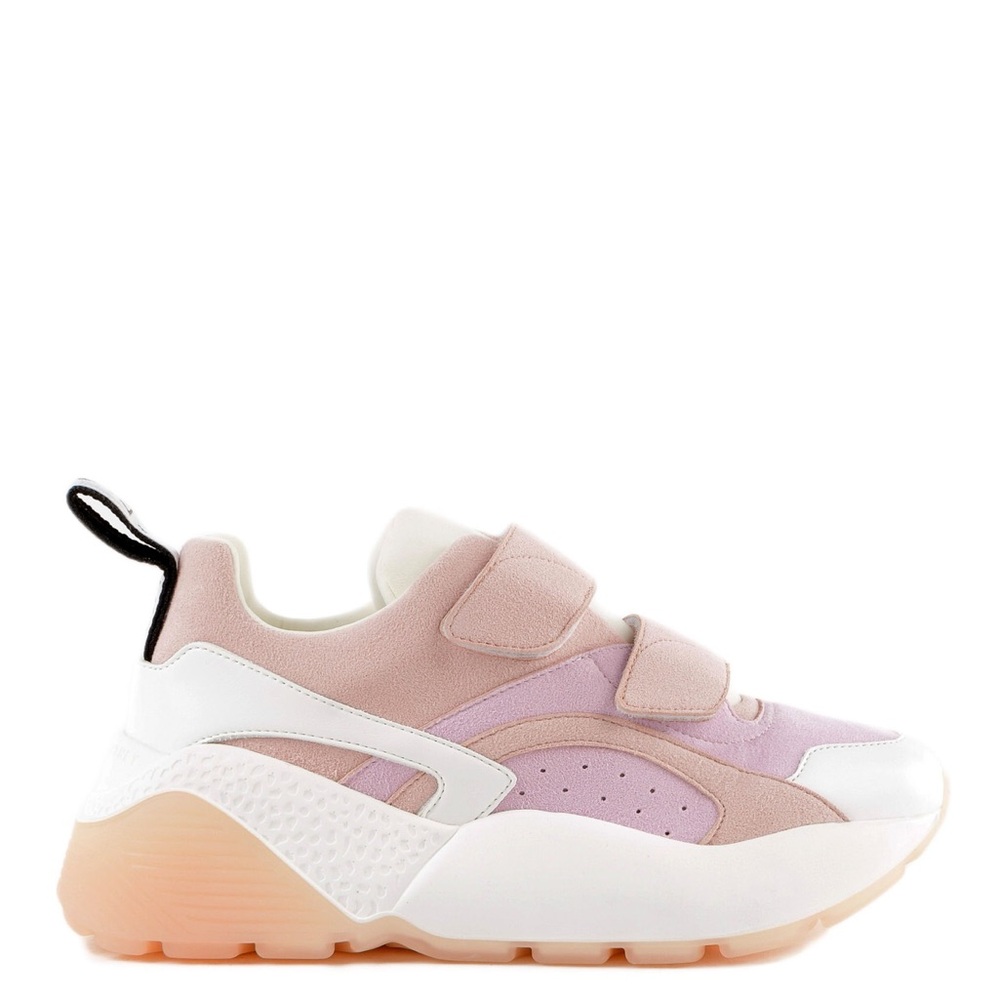 Stella McCartney Eclypse Pink Patchwork Platform Sneakers - Size 36 (5.5B)